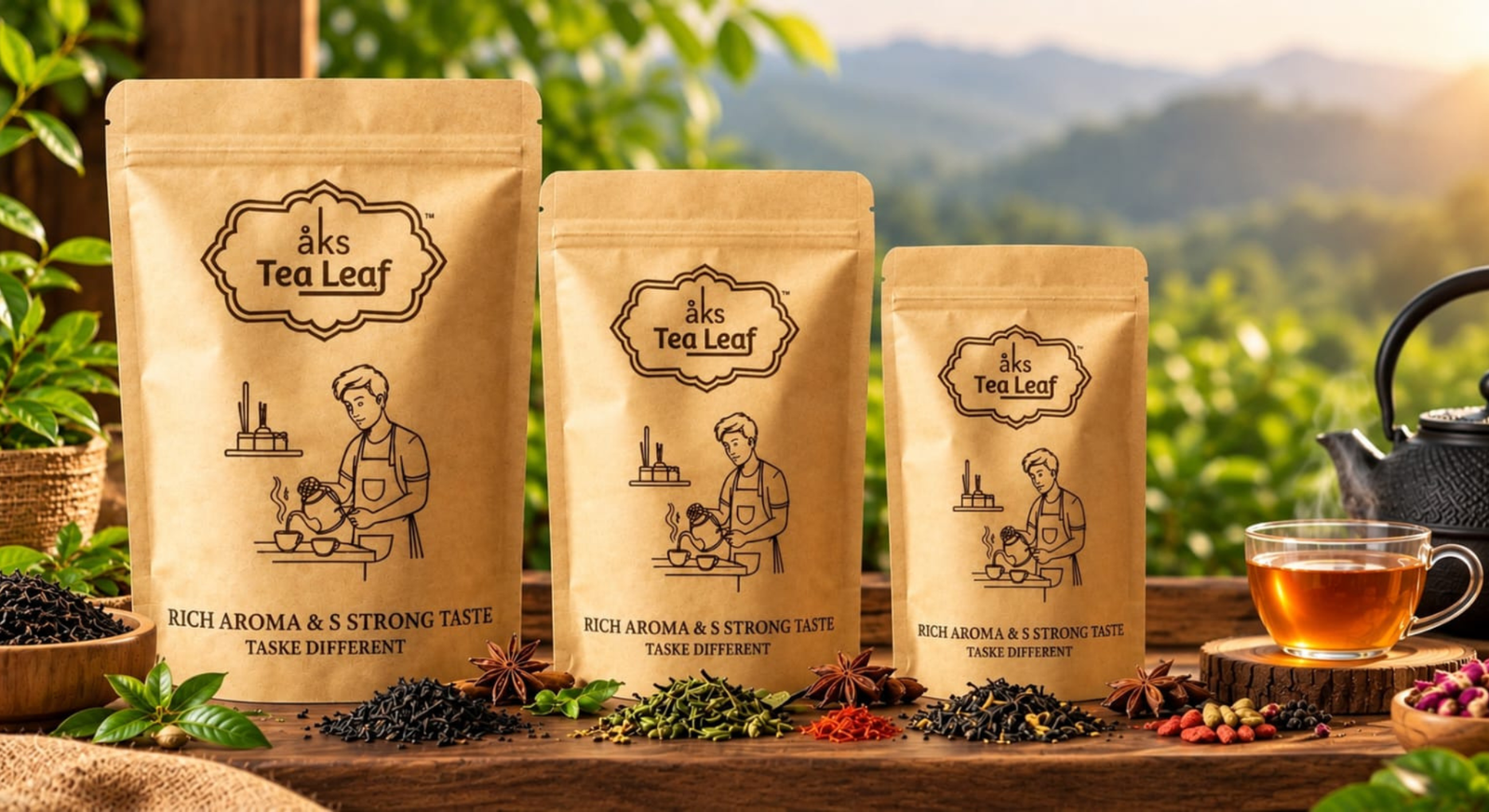 AKS Tea leaf desktop banner image